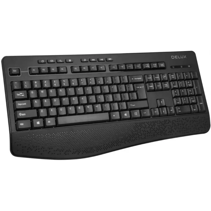 Keyboard Delux K6060G Black - Клавиатури<<<Периферия<<<Компютри и периферия<<<TechMart