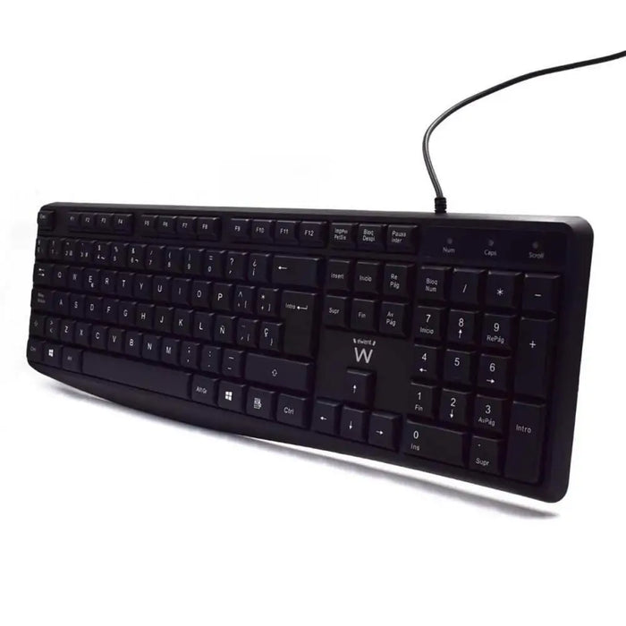 Keyboard Ewent EW3001 Black Spanish Qwerty - Електроника Периферни и резервни части<<<Компютри|