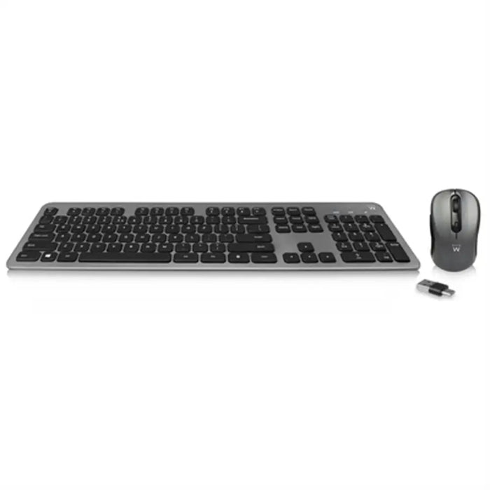 Keyboard Ewent EW3272 Black Spanish Qwerty QWERTY - Клавиатури<<<Електроника Периферни и резервни части<<<Компютри|
