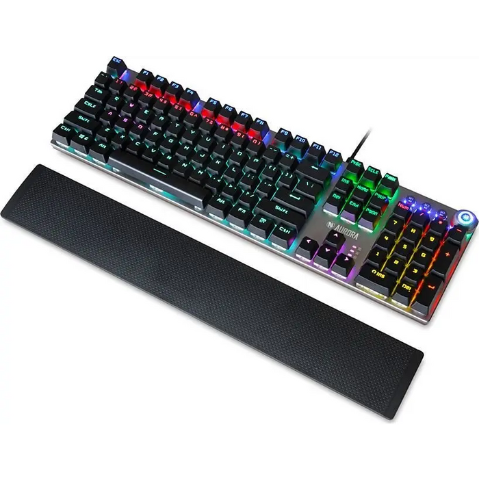 Keyboard Ibox AURORA K-3 Black/Silver Silver QWERTY - KeyboardsGAM-KLA<<<PC GamingGAM<<<ActionPL&&&Електроника