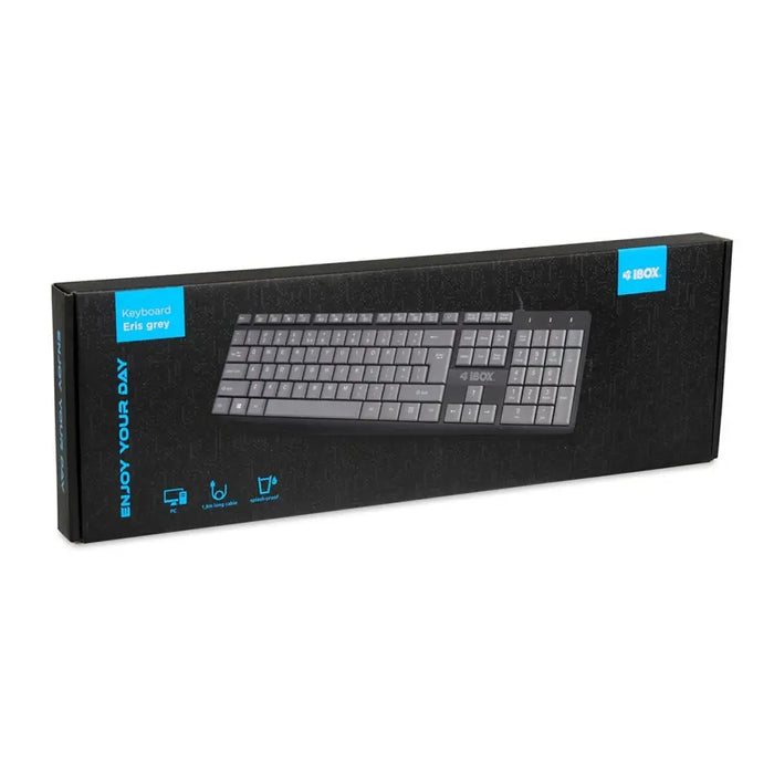 Keyboard Ibox IKC2010G Black Grey - Клавиатури<<<Електроника Периферни и резервни части<<<Компютри|