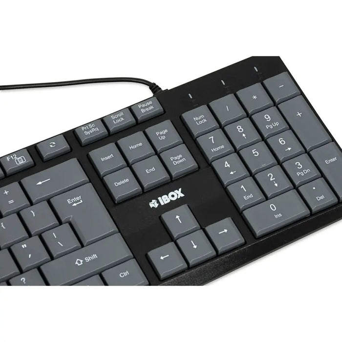 Keyboard Ibox IKC2010G Black Grey - Клавиатури<<<Електроника Периферни и резервни части<<<Компютри|