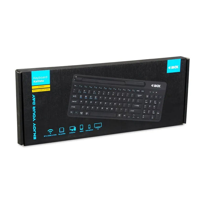 Keyboard Ibox IKC3010B Black QWERTY - Клавиатури<<<Електроника Периферни и резервни части<<<Компютри|