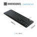 Keyboard iggual CK-BASIC-120T QWERTY USB Black Spanish Monkey (1 Piece) - Електроника Периферни и резервни