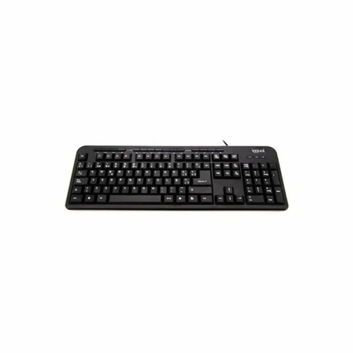 Keyboard iggual CK-BASIC-120T QWERTY USB Black Spanish Monkey (1 Piece) - Електроника Периферни и резервни
