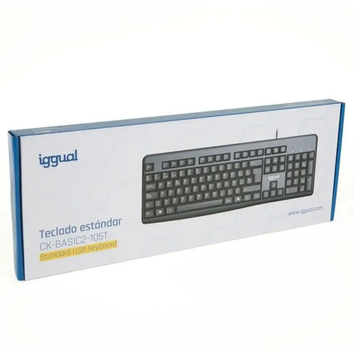 Keyboard iggual CK-BASIC2-105T Spanish Qwerty - Електроника Периферни и резервни части<<<Компютри|