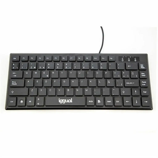Keyboard iggual Teclado USB compacto TKL Slim TKL-USB negro Black - Електроника Периферни и резервни части<<<Компютри|