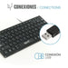 Keyboard iggual Teclado USB compacto TKL Slim TKL-USB negro Black - Електроника Периферни и резервни части<<<Компютри|