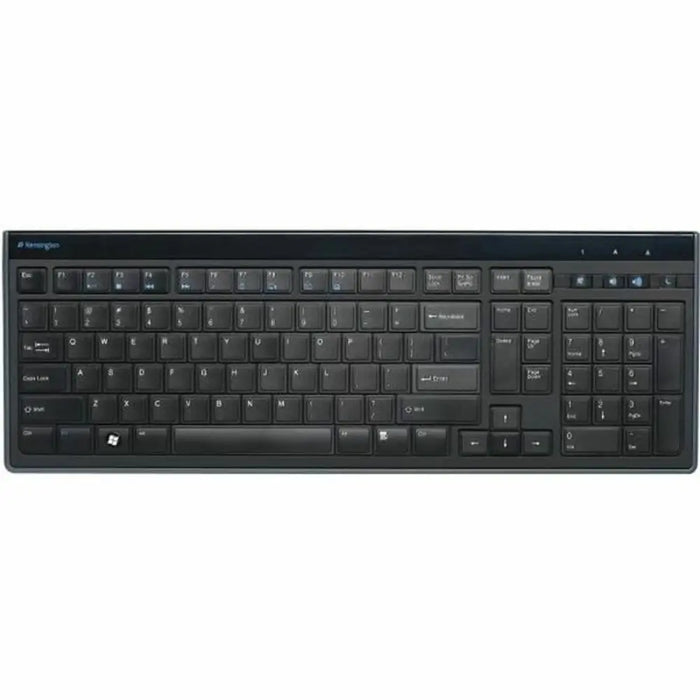 Keyboard Kensington Advance Fit AZERTY Black Matte back French AZERTY - Електроника Периферни и резервни