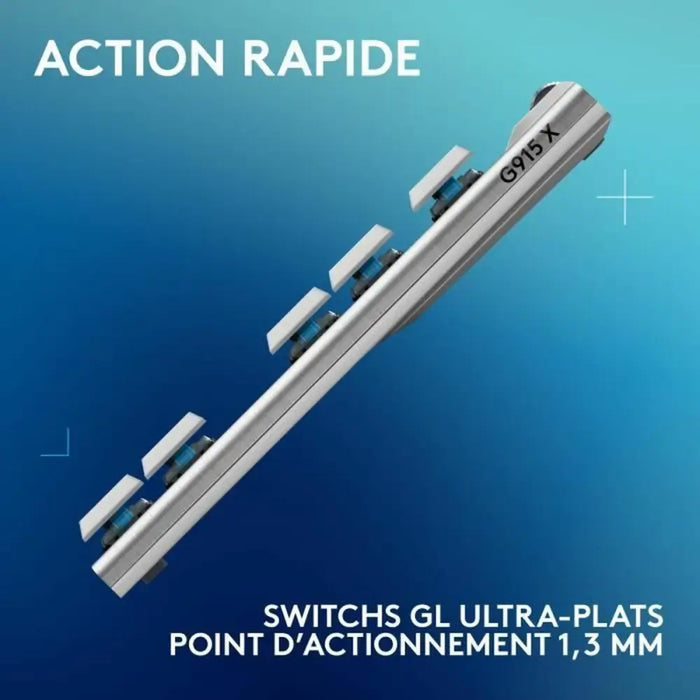 Keyboard Logitech G915 X White French AZERTY - Електроника Периферни и резервни части<<<Компютри|