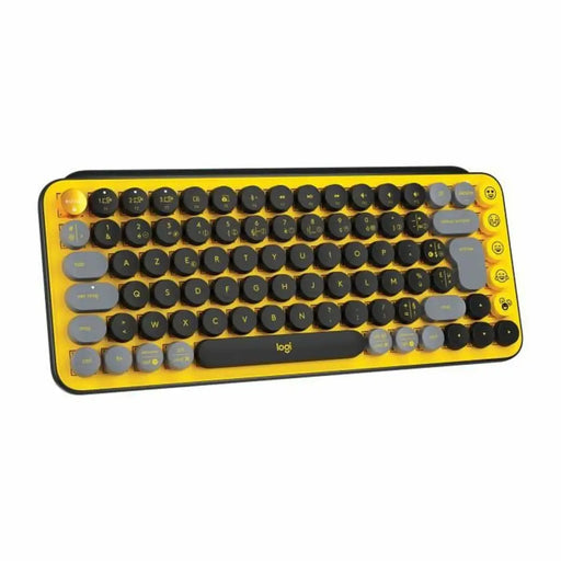 Keyboard Logitech POP French Yellow AZERTY - Електроника Периферни и резервни части<<<Компютри|