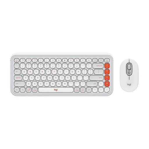 Keyboard Logitech POP ICON + MOUSE - OFF WHITE 920-013141 - Клавиатури<<<Периферии<<<Лаптопи компютри и