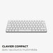 Keyboard Mobility Lab KMP2000W Mini White - Електроника Периферни и резервни части<<<Компютри|