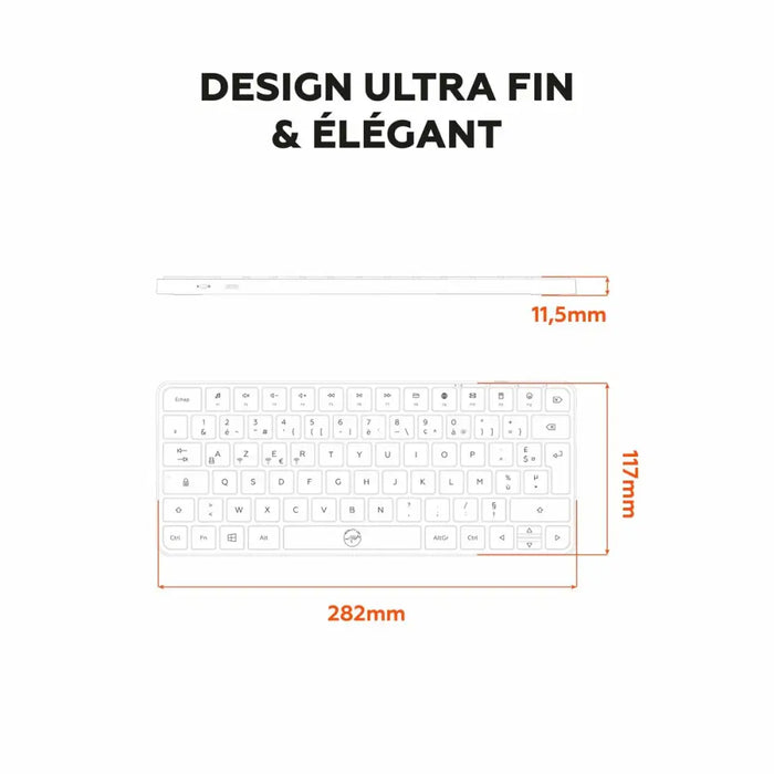Keyboard Mobility Lab KMP2000W Mini White - Електроника Периферни и резервни части<<<Компютри|