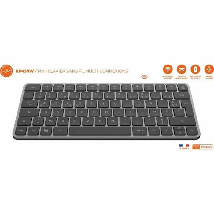Keyboard Mobility Lab KP430W Mini Grey - Електроника Периферни и резервни части<<<Компютри|