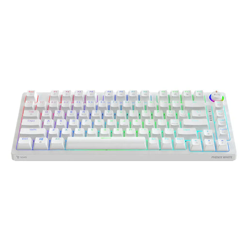 Keyboard Savio PHENIX WHITE GAT RED White - Клавиатури<<<Електроника Периферни и резервни части<<<Компютри|