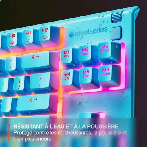 Keyboard SteelSeries Apex 3 TKL Blue - Електроника Периферни и резервни части<<<Компютри|