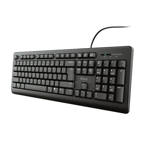 Keyboard Trust 23880 Black English EEUU QWERTY - Клавиатури<<<Електроника Периферни и резервни части<<<Компютри|