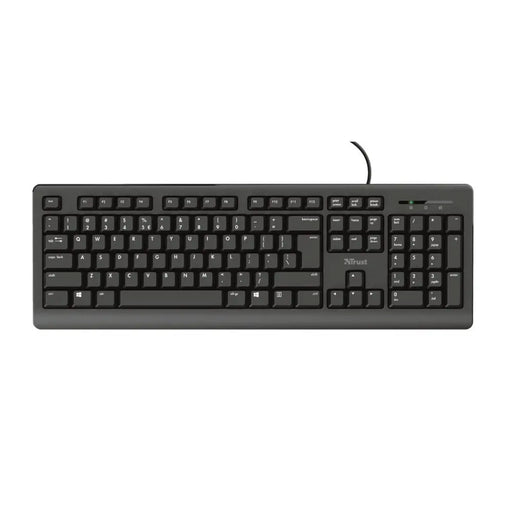 Keyboard Trust 23880 Black English EEUU QWERTY - Клавиатури<<<Електроника Периферни и резервни части<<<Компютри|