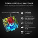 Keyboard Turtle Beach Vulcan II Max Black French AZERTY - Електроника Периферни и резервни части<<<Компютри|