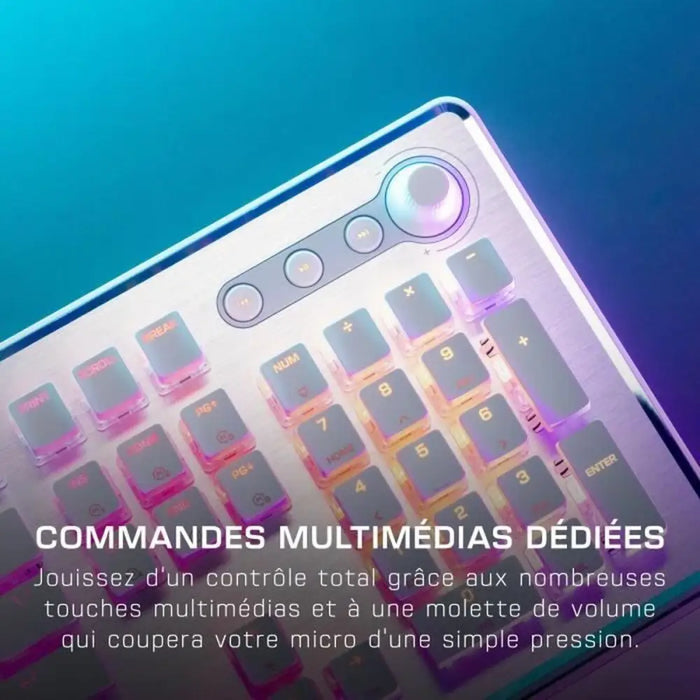 Keyboard Turtle Beach Vulcan II White Azerty French - Електроника Периферни и резервни части<<<Компютри|