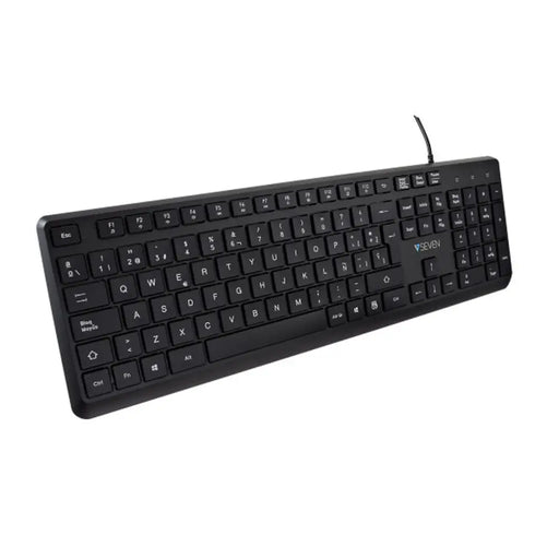 Keyboard V7 KU350ES Black Spanish Qwerty - Електроника Периферни и резервни части<<<Компютри|