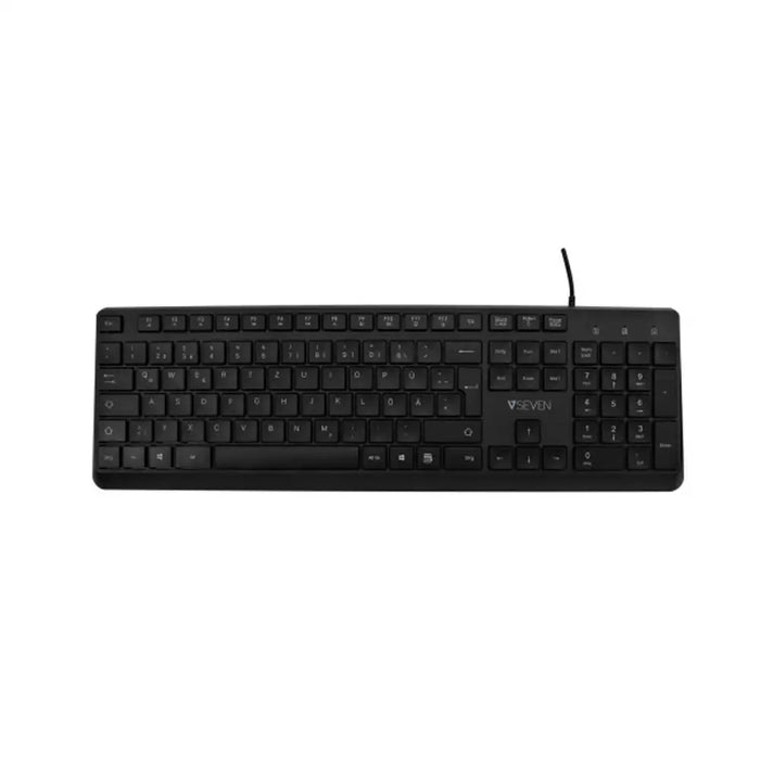Keyboard V7 KU350ES Black Spanish Qwerty - Електроника Периферни и резервни части<<<Компютри|