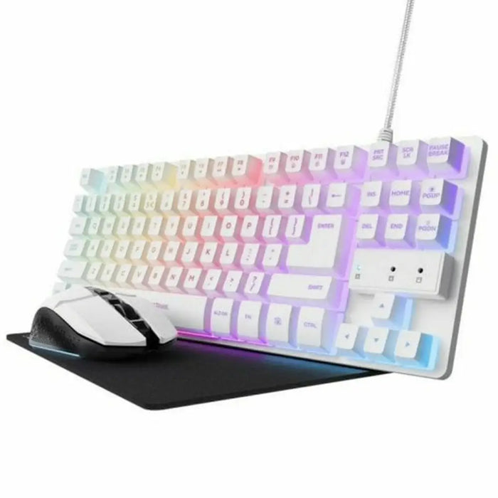 Keyboard with Gaming Mouse Trust 25233 GXT794W - Компютър Игри<<<Компютри| Електроника<<<BigBuy&&&Гейминг Мишка и