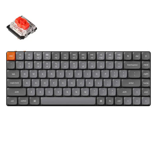 Keychron K3 Max RGB Wireless Mechanical Keyboard Low Profile Red Switch (Black) [K3M-H1].
