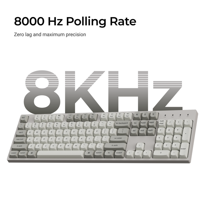 Gaming Mechanical Keyboard Keychron C2 Pro 8K QMK - Super Brown Switch, Full Size