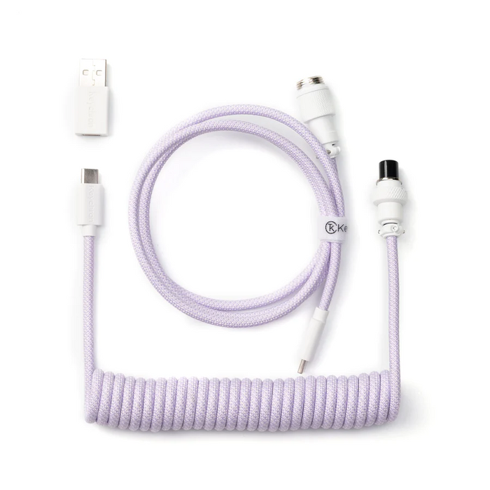 Keychron Coiled Aviator Light Purple Keyboard Cable