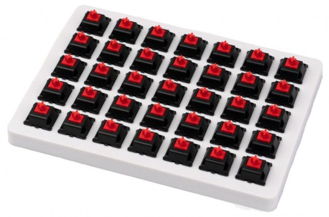 Switches for Keychron Cherry MX mechanical keyboard, Red, Switch Set 35 pieces