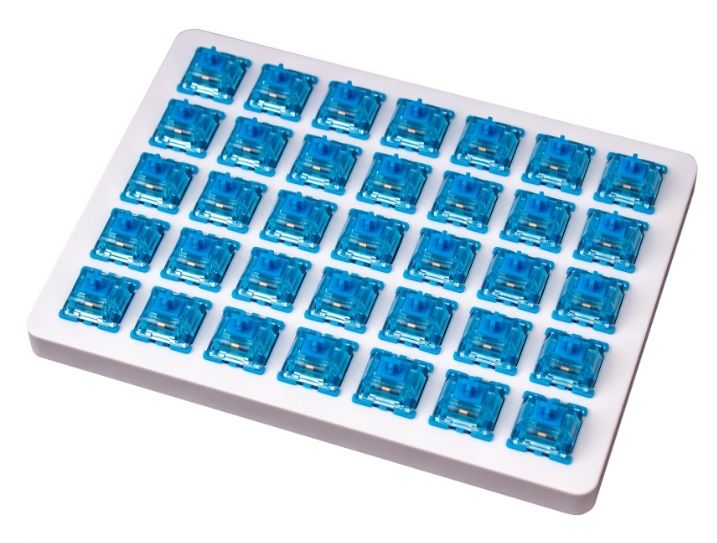Switches for mechanical keyboard Keychron Gateron Phantom Blue Switch, Set of 35 pieces