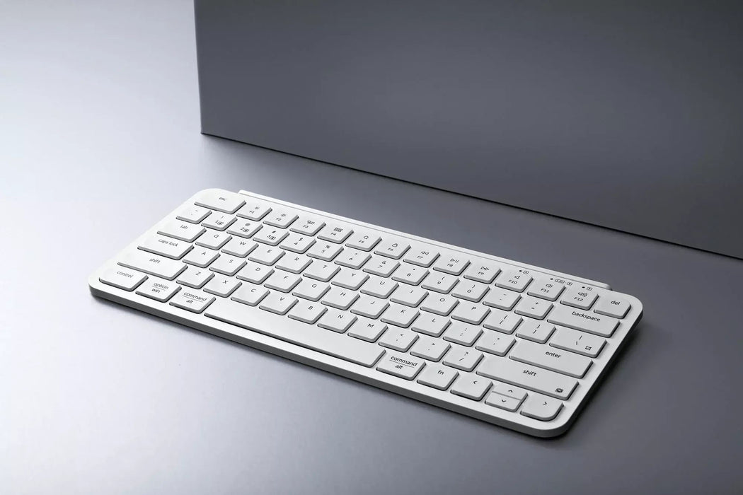 Ultra Slim Keychron B1 Pro 2.4G Wireless Keyboard (White) [B1P-K8].