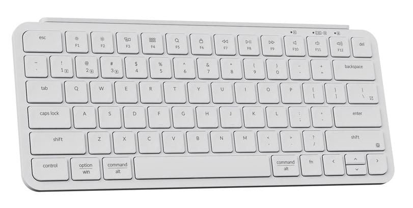 Ultra Slim Keychron B1 Pro 2.4G Wireless Keyboard (White) [B1P-K8].