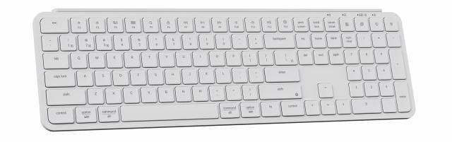 Ultra Slim Keychron B6 Pro 2.4G Wireless Keyboard (White) [B6P-K8].