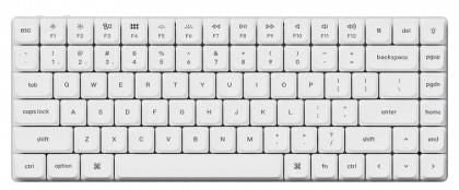 Gaming mechanical keyboard Keychron K3 Pro White QMK/VIA - Brown Brown