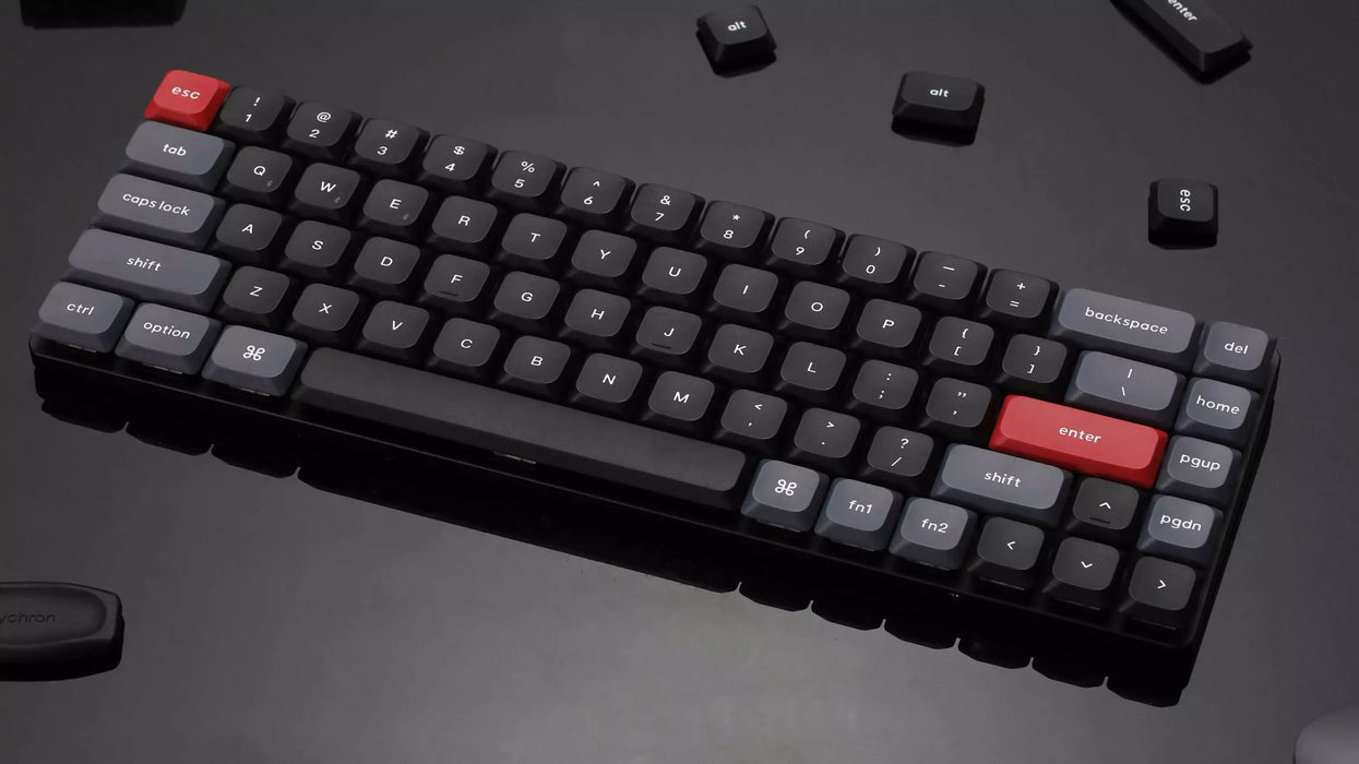 Keychron - K7 Pro mechanical keyboard, wireless, Gateron Red Linear, RGB, black
