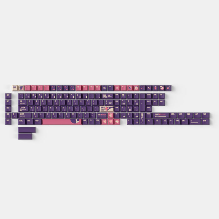 Keychron Cherry Profile Dye-Sub PBT Full Keycap Set - Lunar White