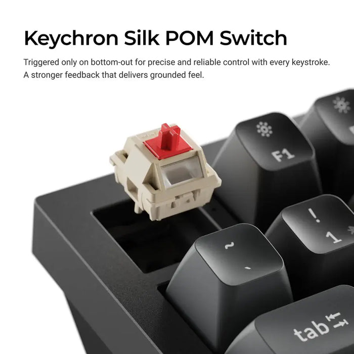 Wireless mechanical keyboard Keychron Q1 Ultra 8K Black - Silk POM Switch Brown