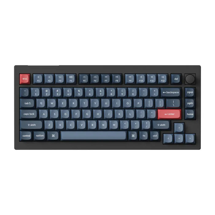 Mechanical keyboard Keychron V1 MAX QMK 75% Carbon Black - Wireless