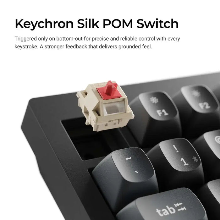 Wireless Mechanical Keyboard Keychron V1 Ultra 8K - Silk POM Switch Brown