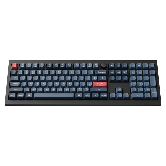 Mechanical keyboard Keychron V6 MAX QMK Carbon Black - Wireless, Full-Size