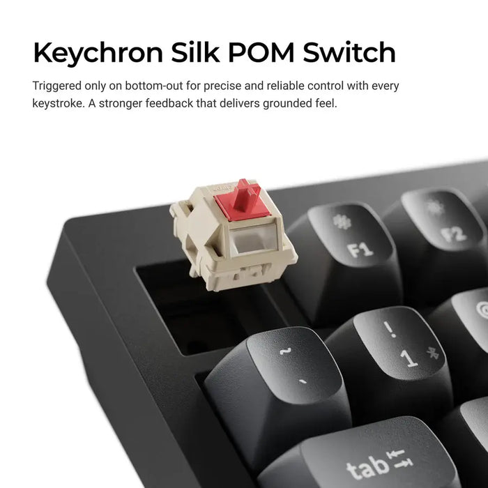 Keychron V6 Ultra 8K Wireless Mechanical Keyboard - Silk POM Switch Brown
