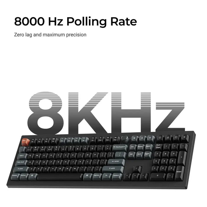 Keychron V6 Ultra 8K Wireless Mechanical Keyboard - Silk POM Switch Banana