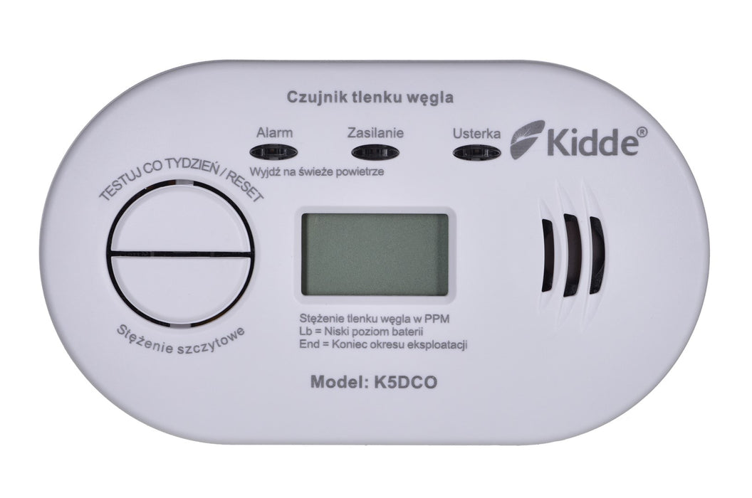 K5DCO KIDDE CARBON MONOXIDE AND CARBON MONOXIDE DETECTOR