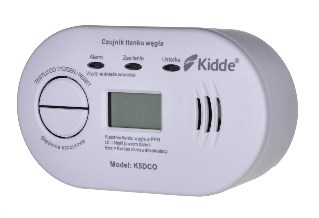 K5DCO KIDDE CARBON MONOXIDE AND CARBON MONOXIDE DETECTOR