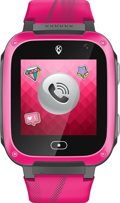 KiDiZ Basic pink smartwatch for children