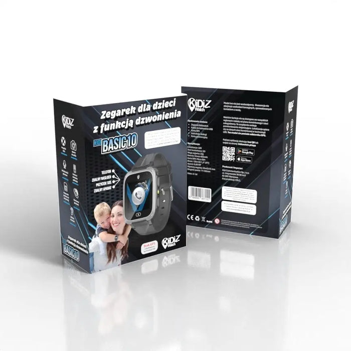 KiDiZ Basic black smartwatch for children - Smartwatch smartbandAKG-SMA<<<GSM accessoriesAKG<<<ActionPL