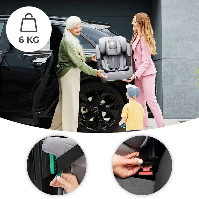 KinderKraft Car Seat - Comfort Up, I-Size, 75-150 cm, pink